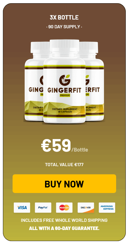 GingerFit-3-bottle - order-now-( Ninety Days Supply) - image
